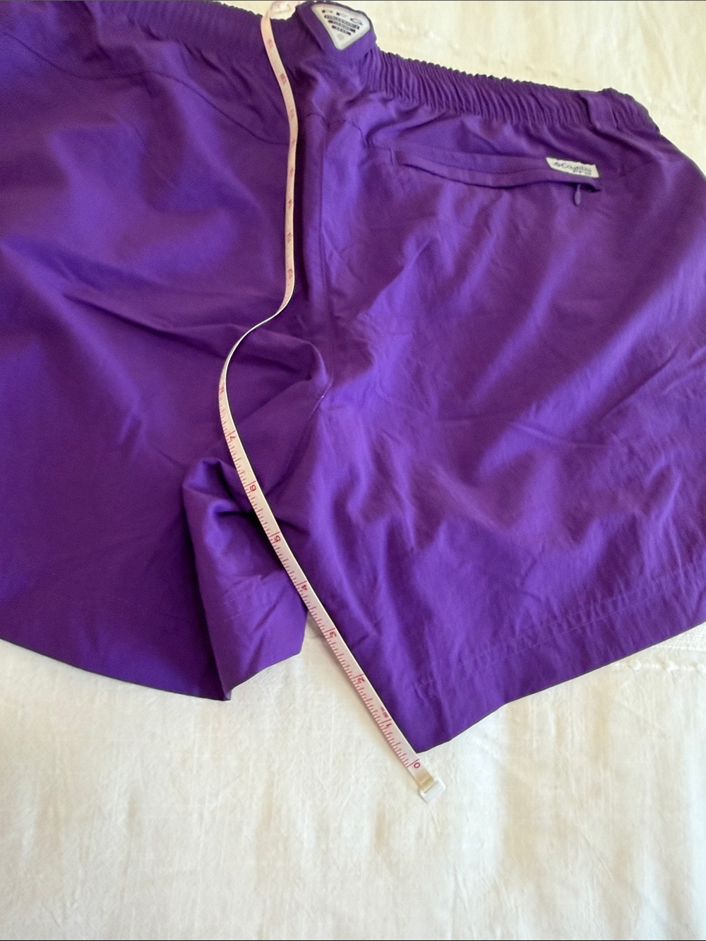 Columbia PFG Women's Purple Elastic-Waist Shorts,  XL - NEW WITH TAGS - Picture 4 of 10